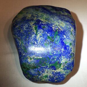 2.5 lbs Azurite polished nodule with Malachite